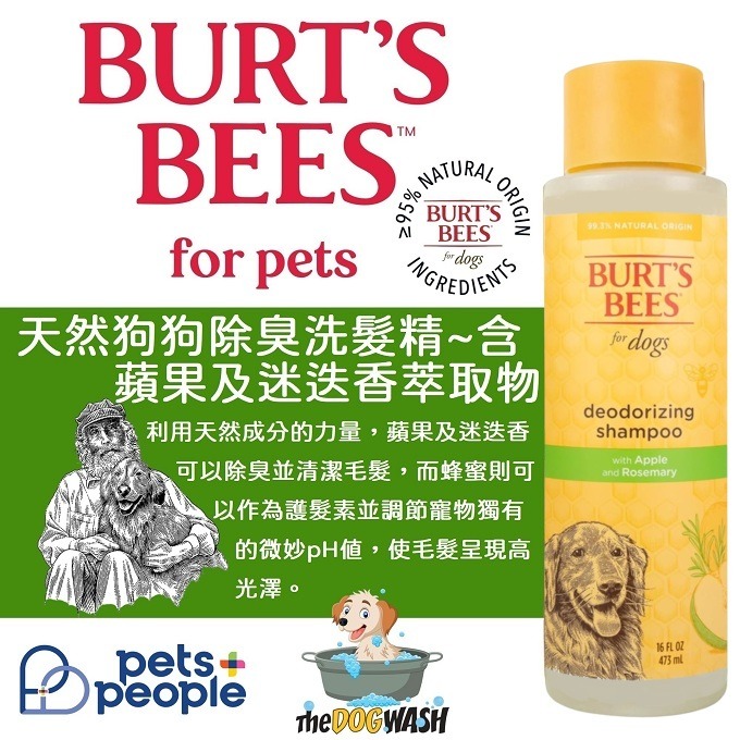 🐶現貨🔹原瓶原裝🐶美國名牌 Burt＇s Bees for Pets 小蜜蜂爺爺天然狗狗沐浴露-細節圖6