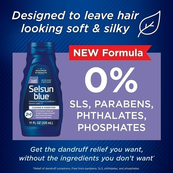 強效二合一去屑洗髮精和護髮素 (紫標)