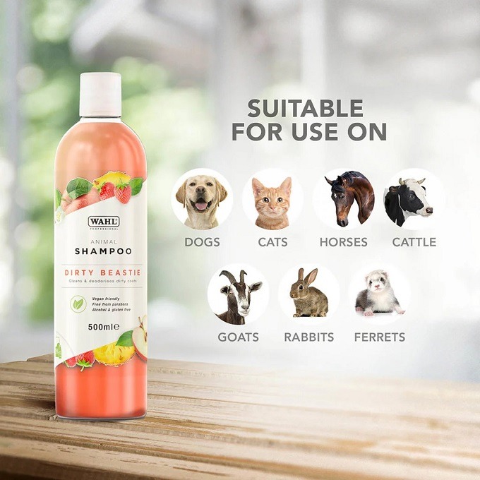 🐱現貨🔹整瓶原裝🐶英國原裝 Wahl Pets 寵物專用洗潔劑 超濃縮天然寵物友善配方沐浴精-細節圖3