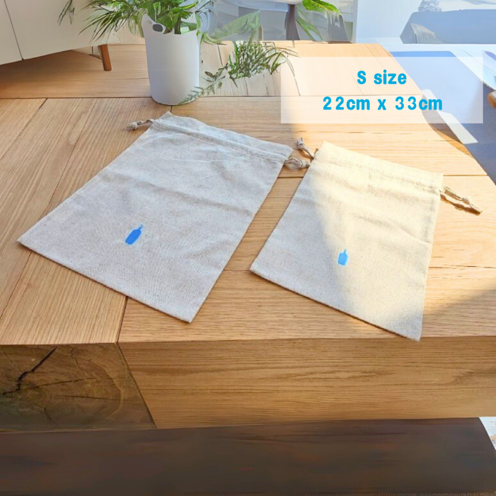 【韓國限定】刺繡麻布袋(S)