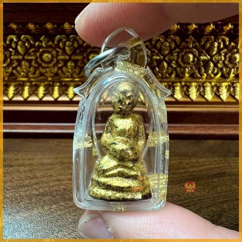 通寶佛牌 泰國聖物 小金佛 金佛寺 招財納福 貴人相助 助財運事業 財源不絕-細節圖2