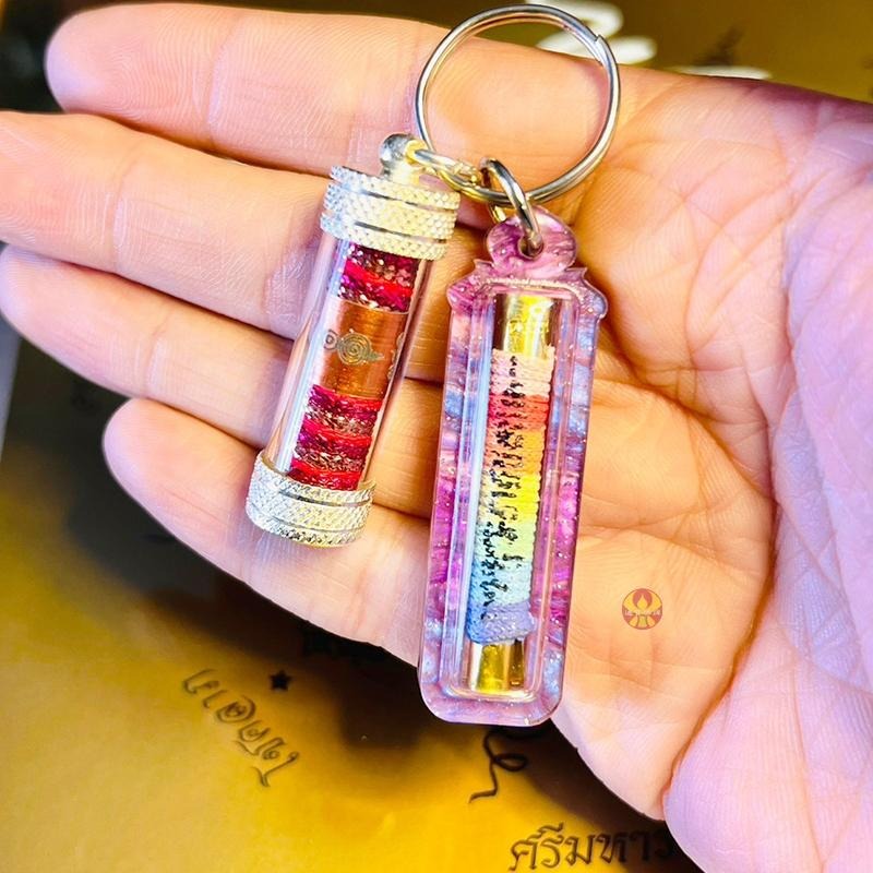 通寶佛牌 泰國聖物 七彩綁心符管 阿贊宋猜 龍婆宋猜 魅力 鎖心 桃花 愛情 異性 貴人 快速出貨-細節圖6