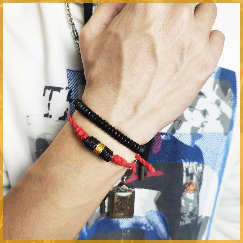 通寶佛牌 泰國聖物 拉胡天神手繩 拉胡廟 招財 轉運 小人 傷害 避邪 擋煞 避邪 化太歲 快速出貨-細節圖6