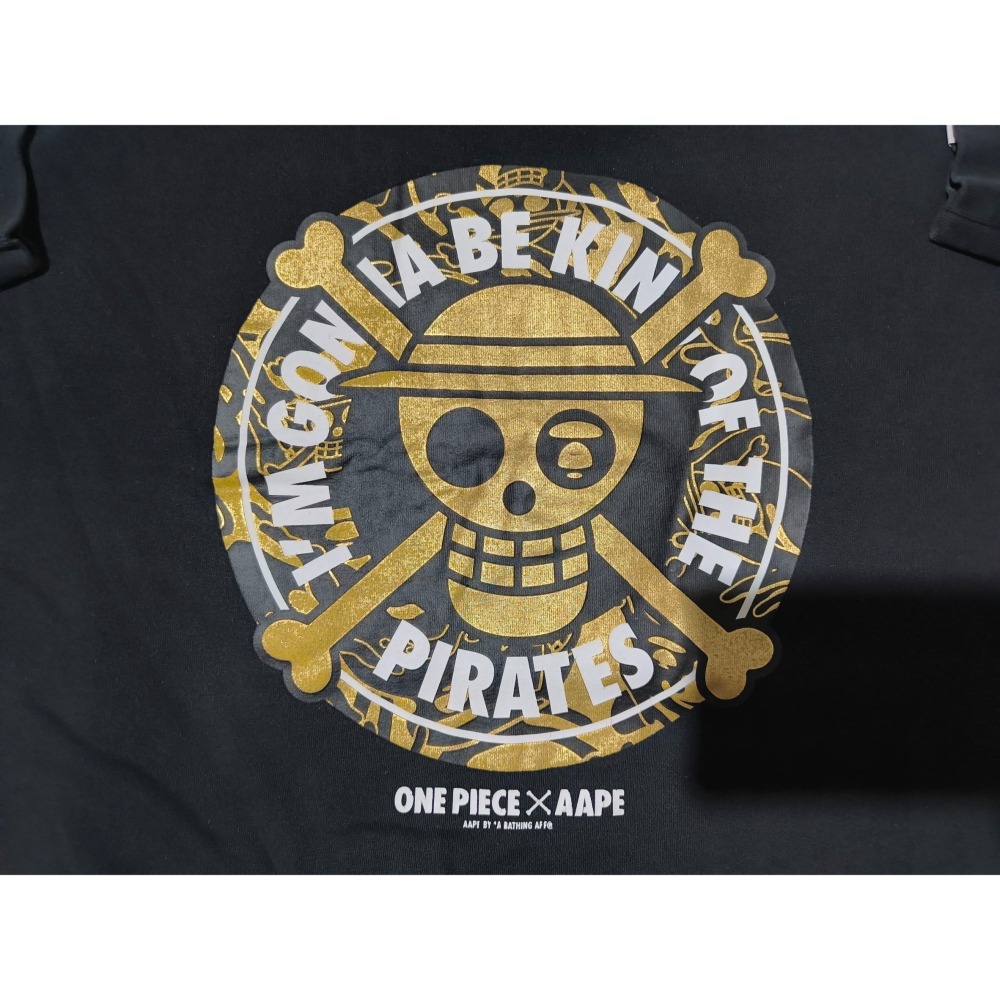 (9541) AAPE X 海賊王 長袖上衣 胸圍120 衣長70-細節圖4