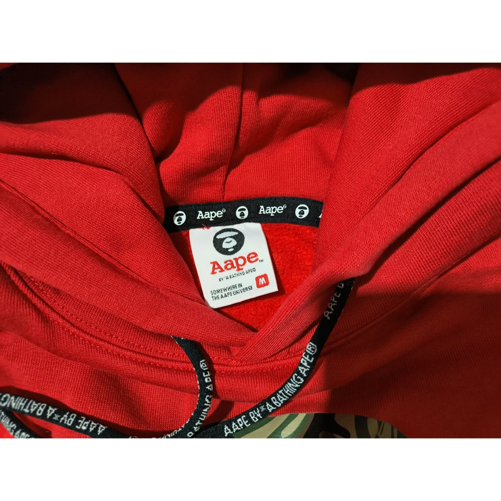 (9546) AAPE 帽T 胸圍104 衣長65-細節圖5