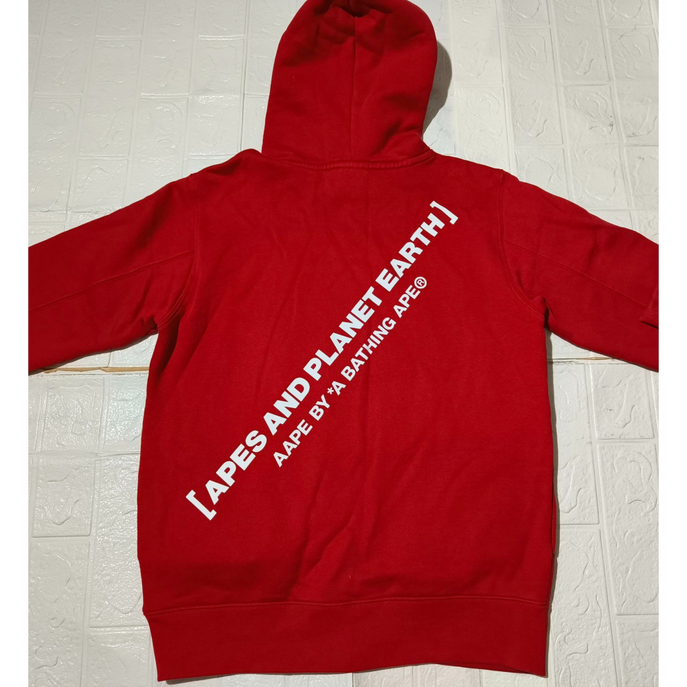 (9546) AAPE 帽T 胸圍104 衣長65-細節圖8