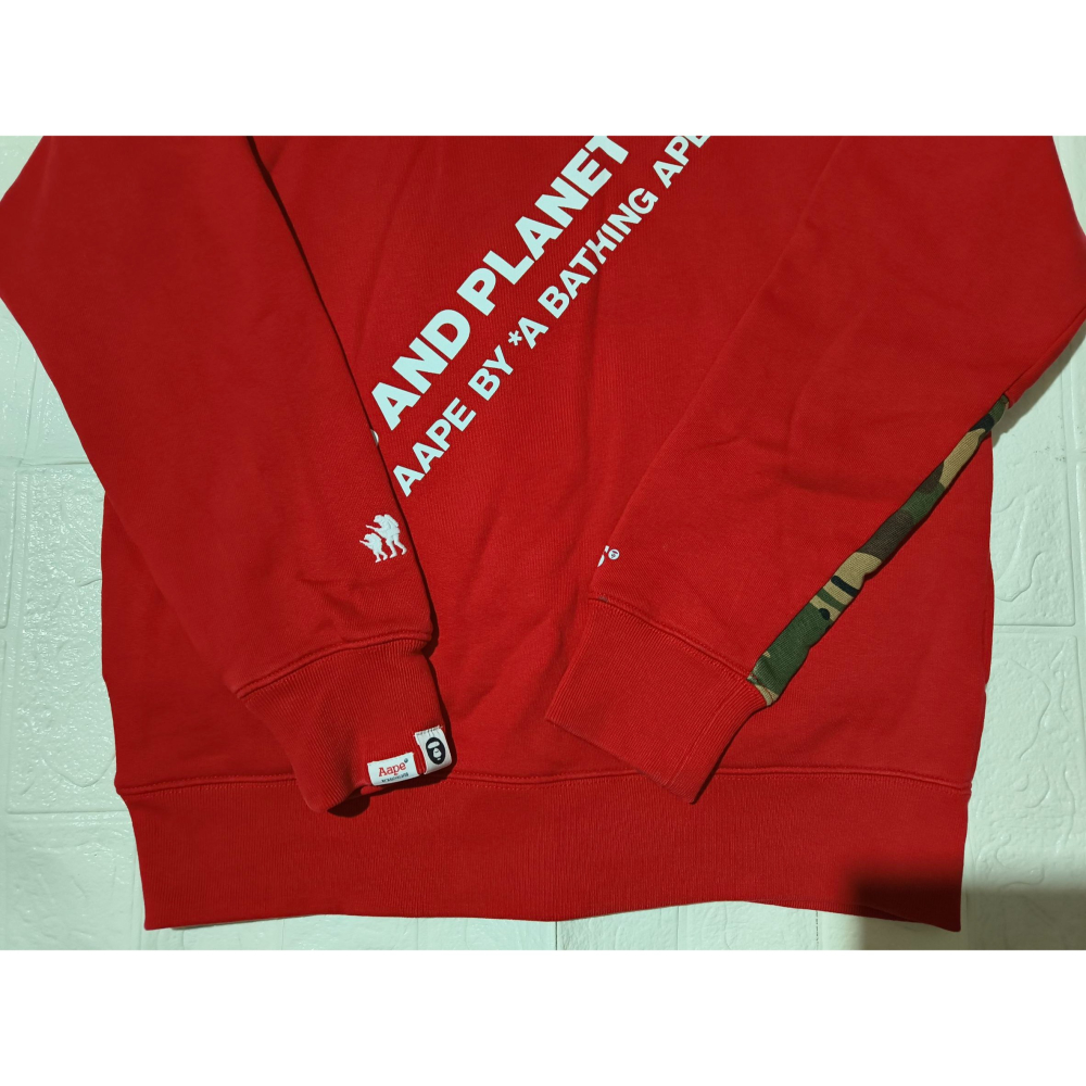 (9546) AAPE 帽T 胸圍104 衣長65-細節圖9