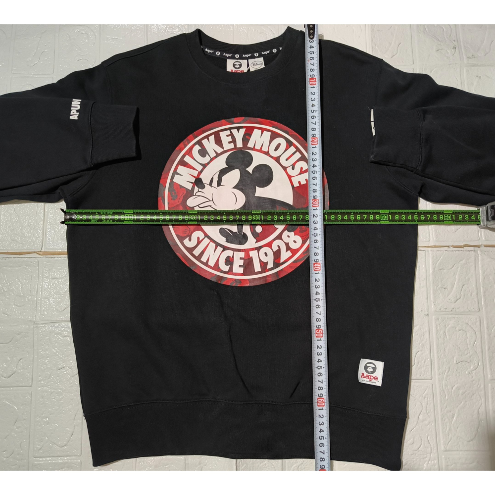 (9550) AAPE x Disney 長袖上衣 胸圍110 衣長68-細節圖3