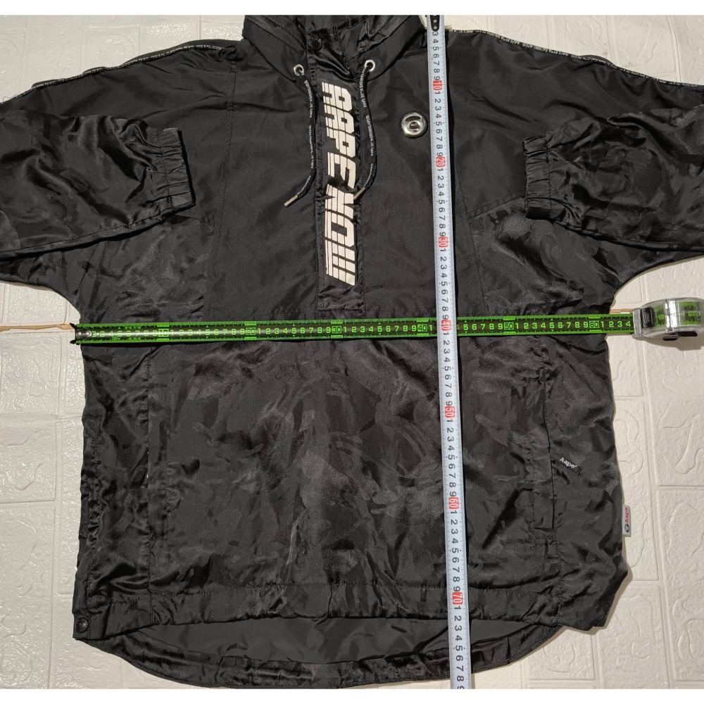 (9556) AAPE 連帽 套頭 外套 胸圍122 衣長72-78-細節圖3