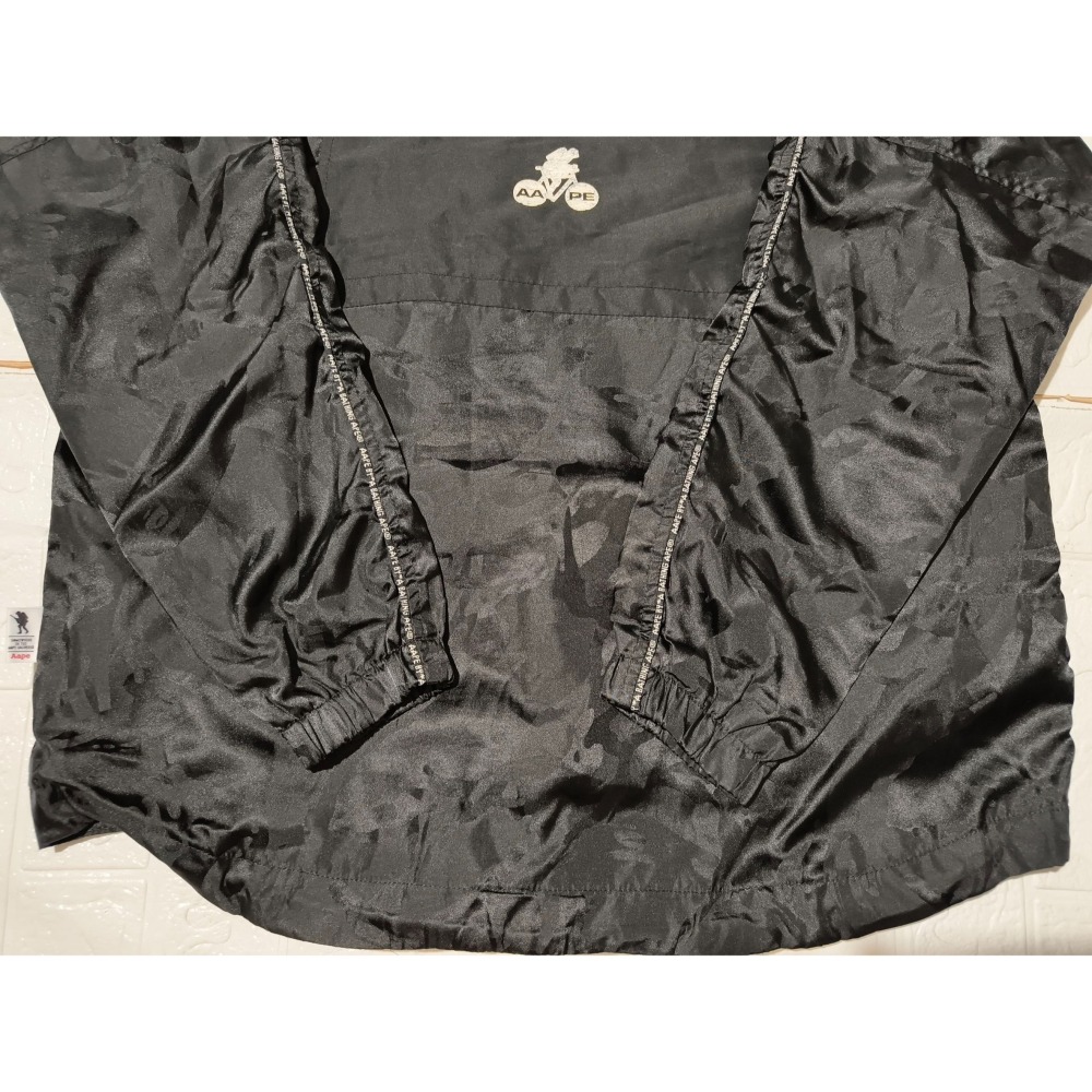 (9556) AAPE 連帽 套頭 外套 胸圍122 衣長72-78-細節圖8