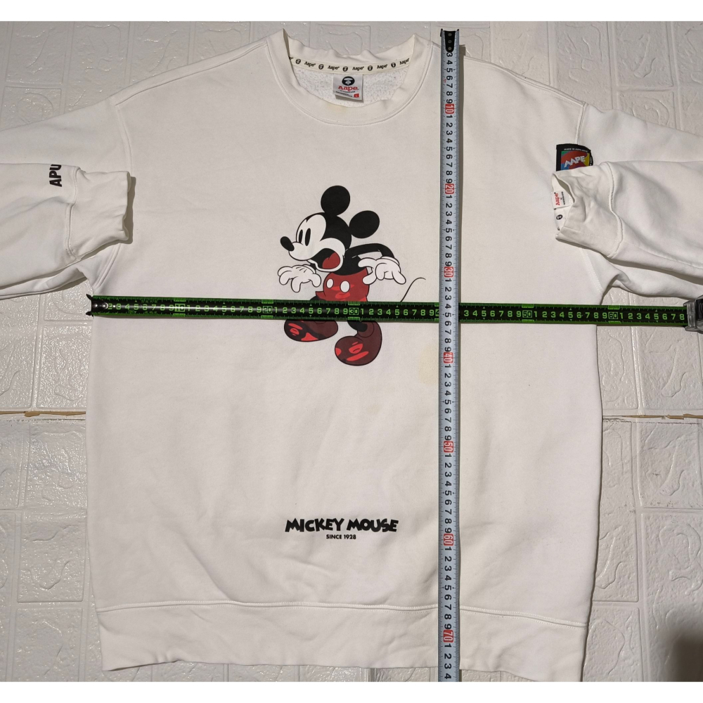 (9575) AAPE X Disney 長袖上衣 胸圍116 衣長73-細節圖3