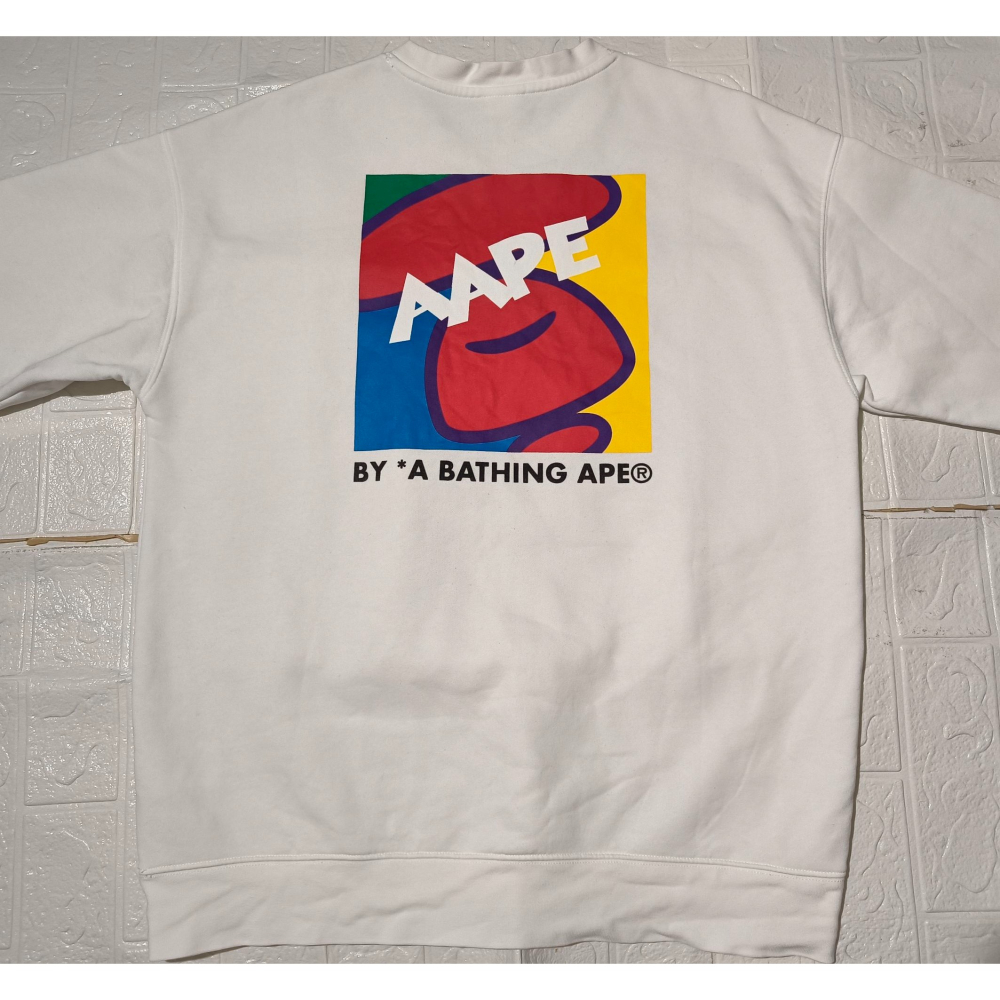 (9575) AAPE X Disney 長袖上衣 胸圍116 衣長73-細節圖8