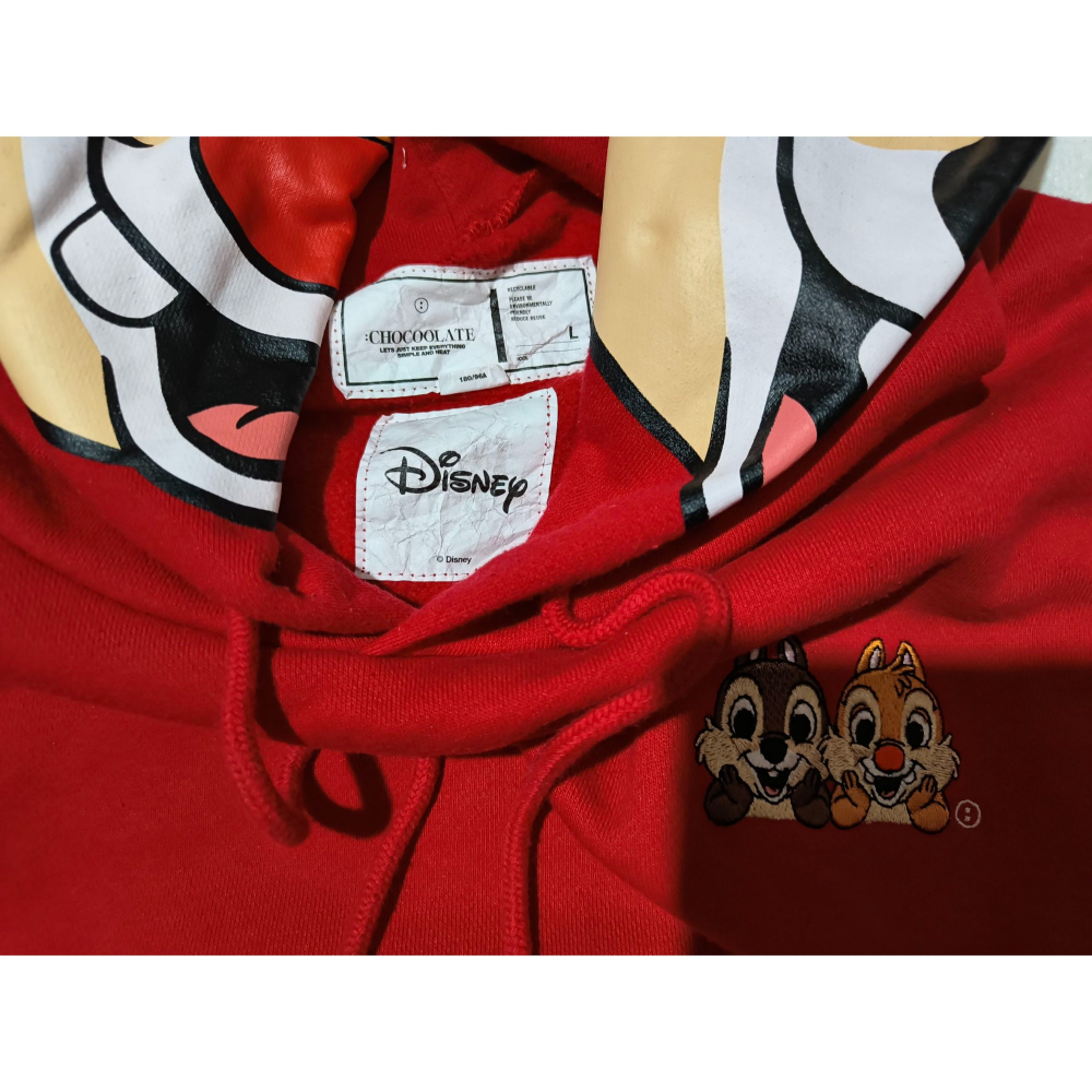 (9580) :Chocoolate X DISNEY 帽T 胸圍124 衣長72-細節圖4