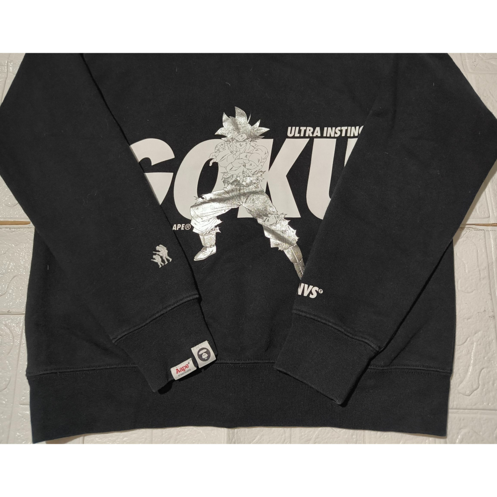 (9589) AAPE X 七龍珠 長袖上衣 胸圍100 衣長61-細節圖9
