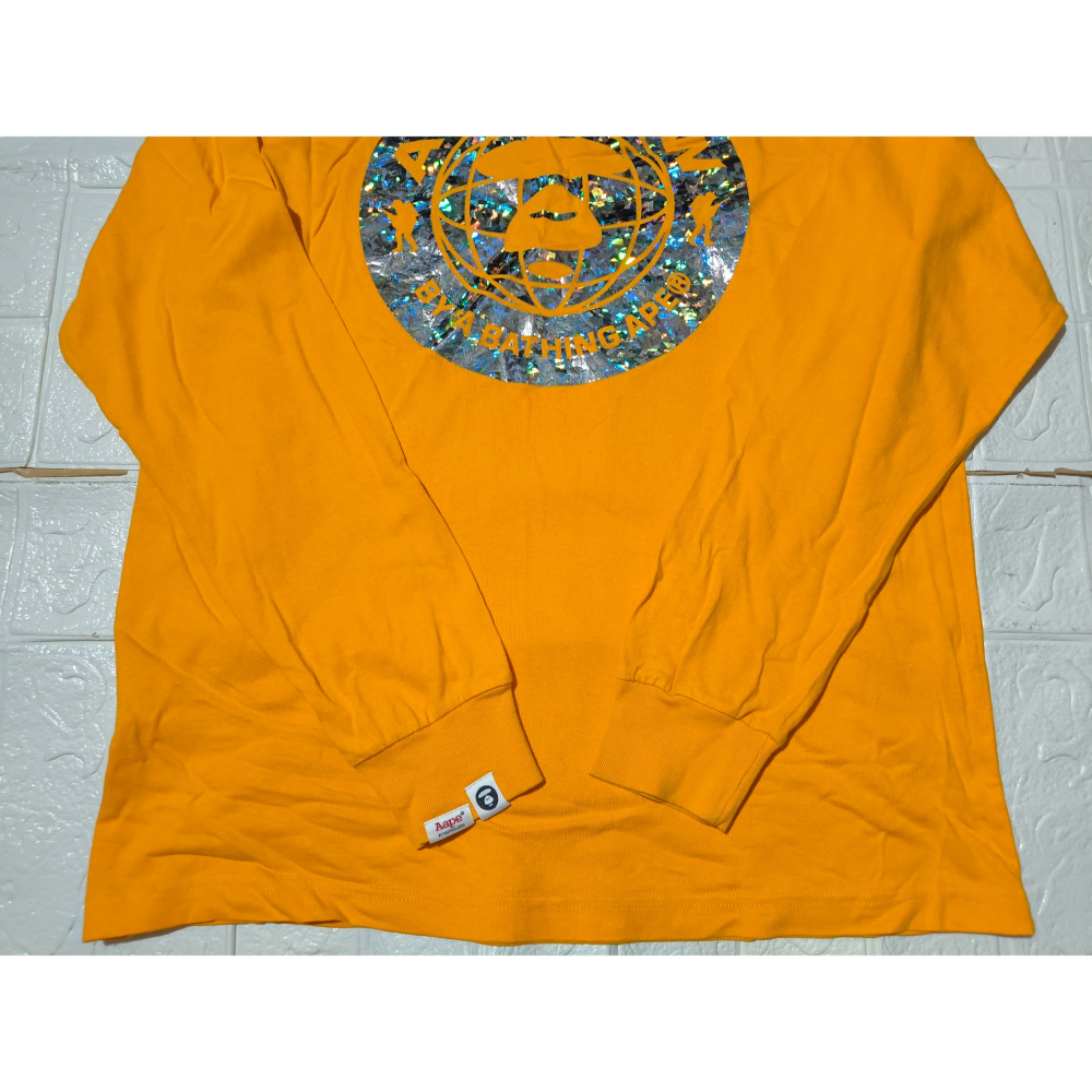 (9593) AAPE 長袖上衣 胸圍108 衣長70-細節圖9