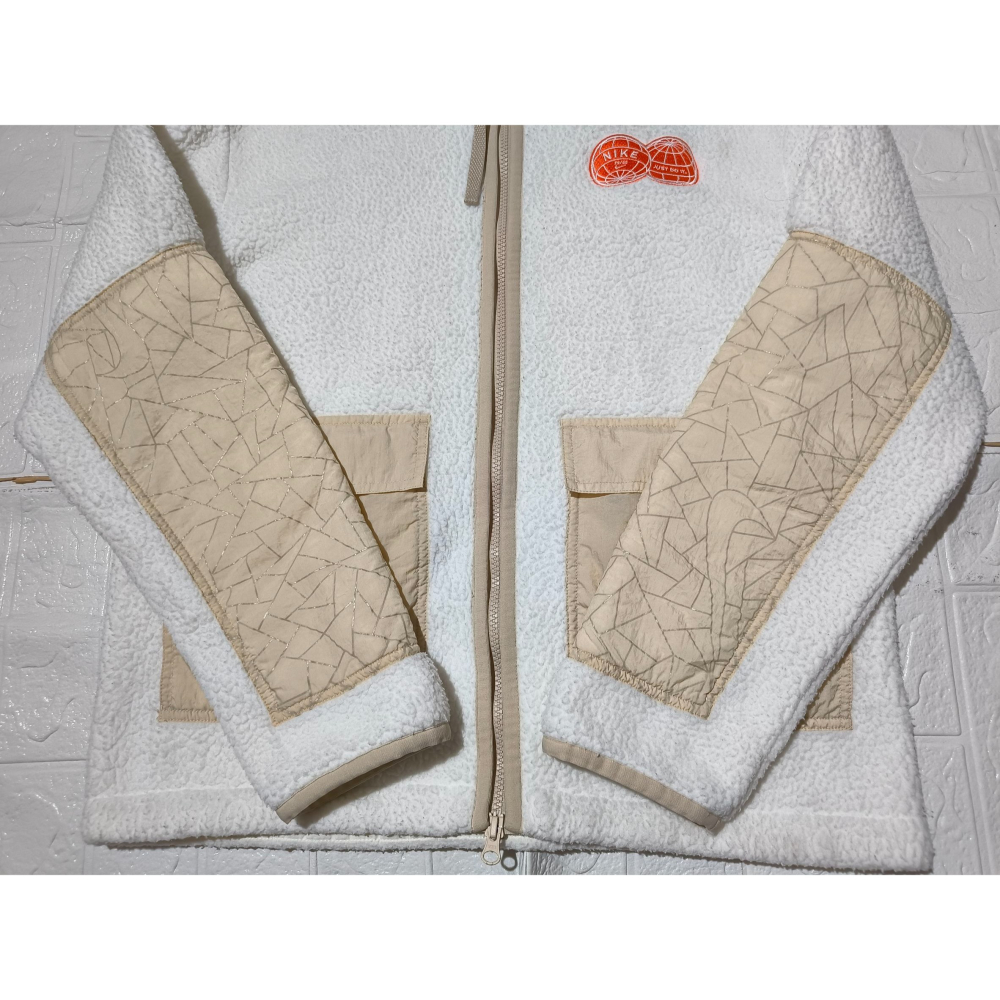 (9632) NIKE 羔羊絨 外套 胸圍114 衣長67 DQ5061 133-細節圖2