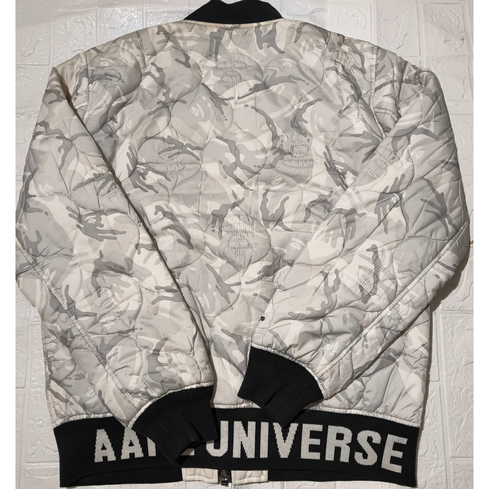(9634) AAPE 棉服 雙面穿 外套 胸圍116 衣長70-細節圖7