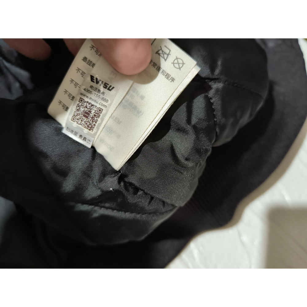 (9637) EVISU 棉服 外套 胸圍124 衣長69 1EAGNM9JK746XX-細節圖6