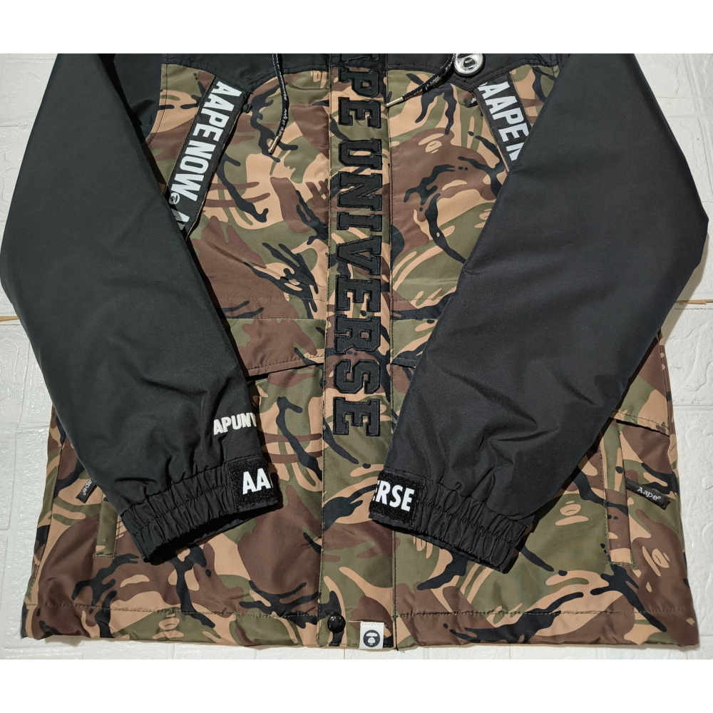 (9639) AAPE 棉服 外套 胸圍116 衣長73-細節圖2