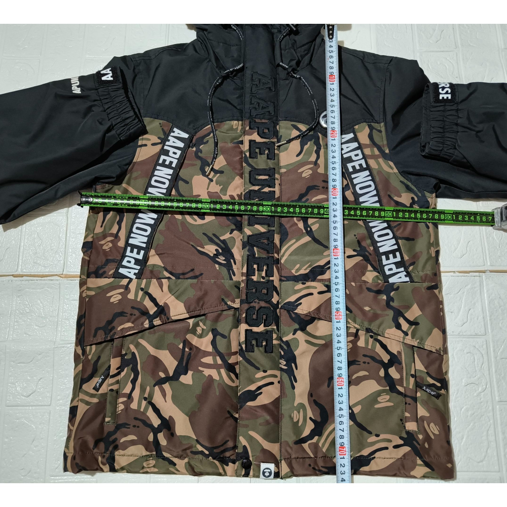 (9639) AAPE 棉服 外套 胸圍116 衣長73-細節圖3