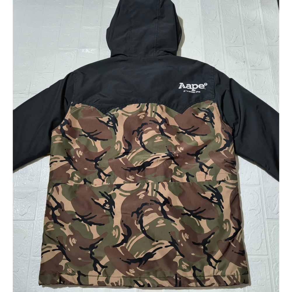 (9639) AAPE 棉服 外套 胸圍116 衣長73-細節圖7