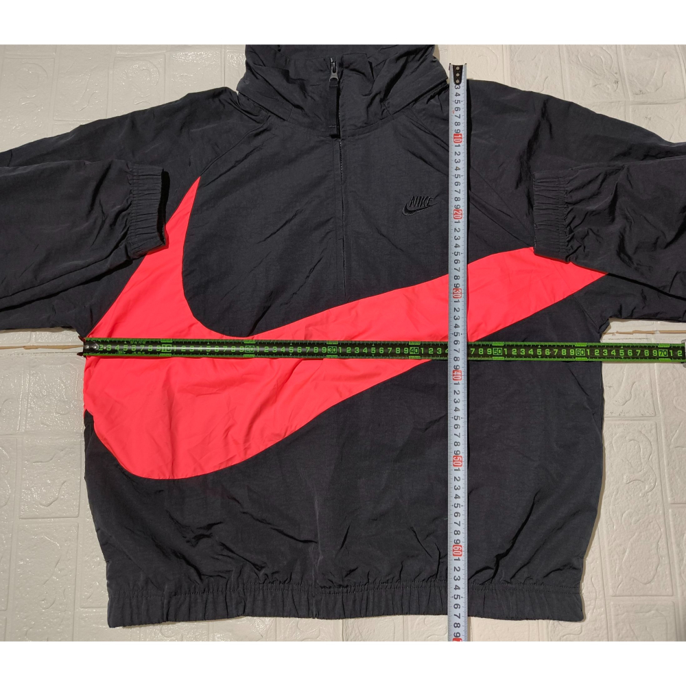 (9677) NIKE 套頭 連帽 風衣 外套 胸圍124 衣長67 AT4489 016-細節圖3
