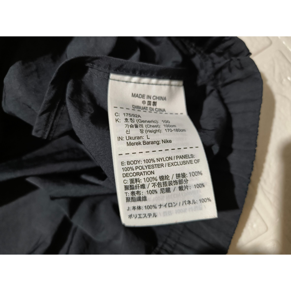 (9677) NIKE 套頭 連帽 風衣 外套 胸圍124 衣長67 AT4489 016-細節圖5