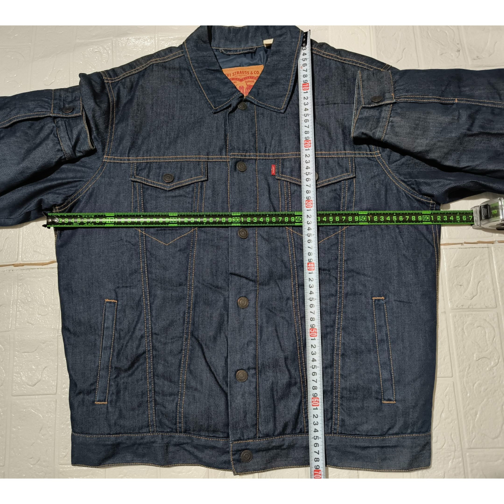 (9707) LEVI＇S 李維斯 羽絨 牛仔 外套 胸圍124 衣長69-細節圖3