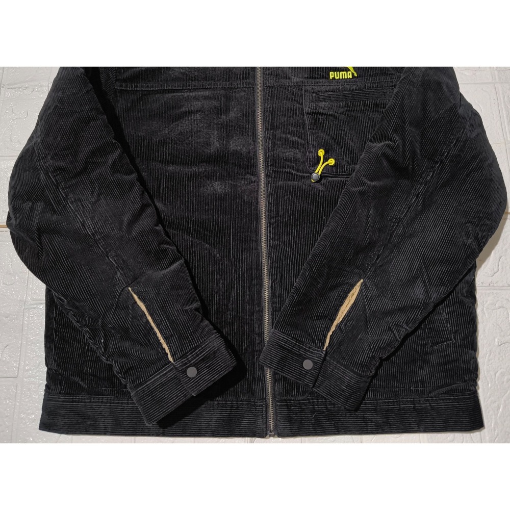 (9714) PUMA 燈芯絨 羔羊絨 兩面穿 外套 胸圍122 衣長67-細節圖2