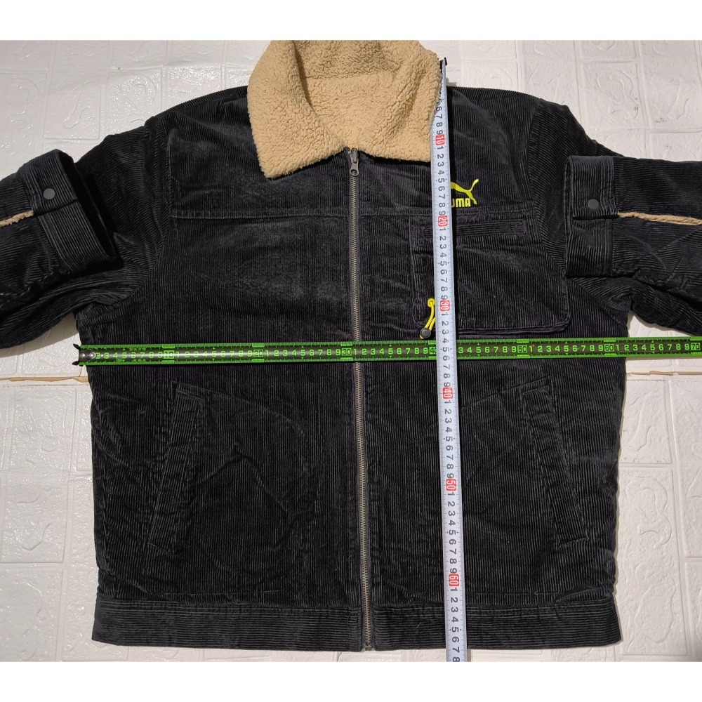 (9714) PUMA 燈芯絨 羔羊絨 兩面穿 外套 胸圍122 衣長67-細節圖3