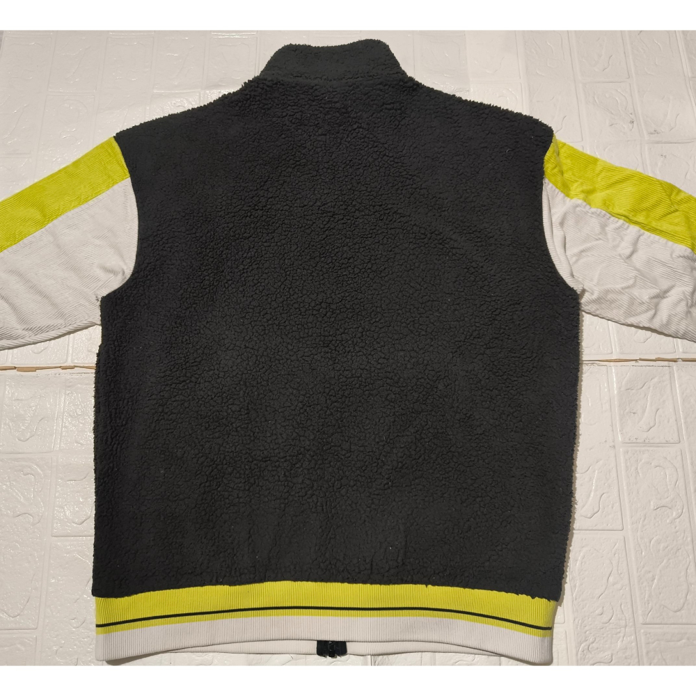 (9730) PUMA 羔羊絨 燈芯絨 拼接 外套 胸圍120 衣長71-細節圖8