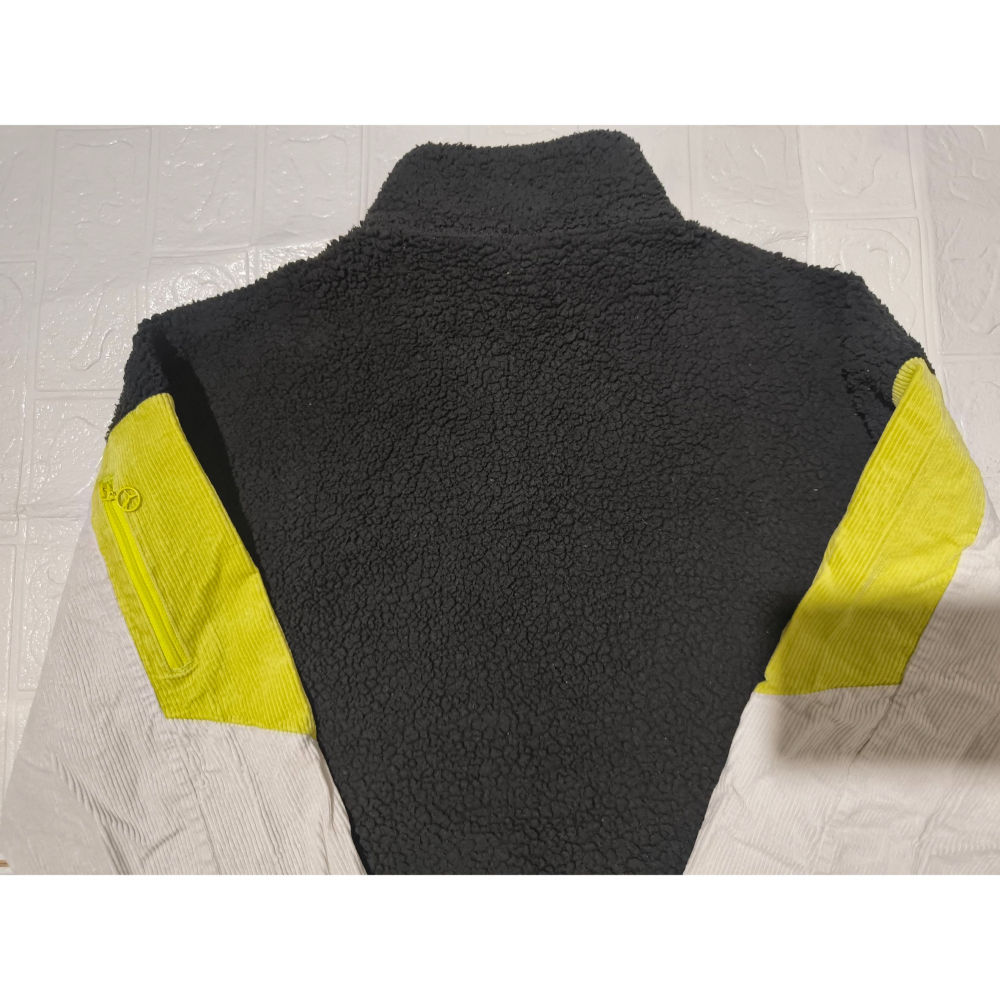 (9730) PUMA 羔羊絨 燈芯絨 拼接 外套 胸圍120 衣長71-細節圖10