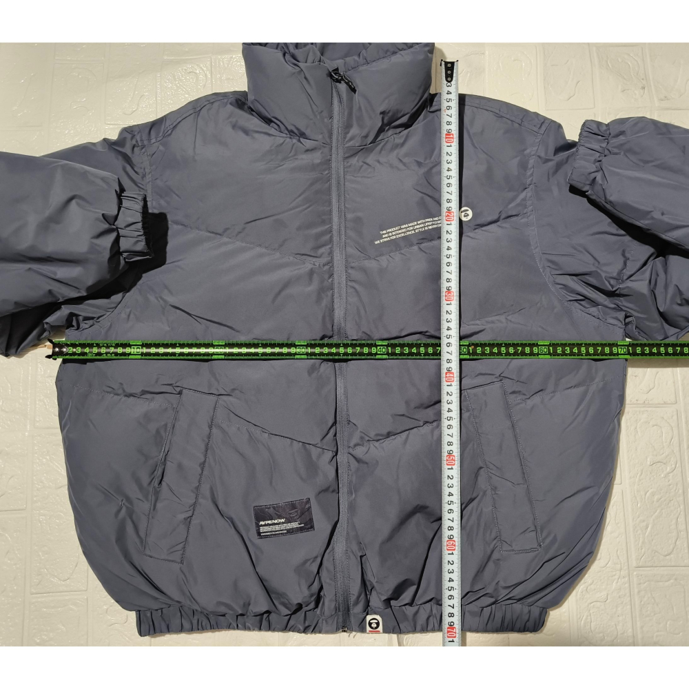 (9734) AAPE 棉服 外套 胸圍140 衣長70-細節圖3