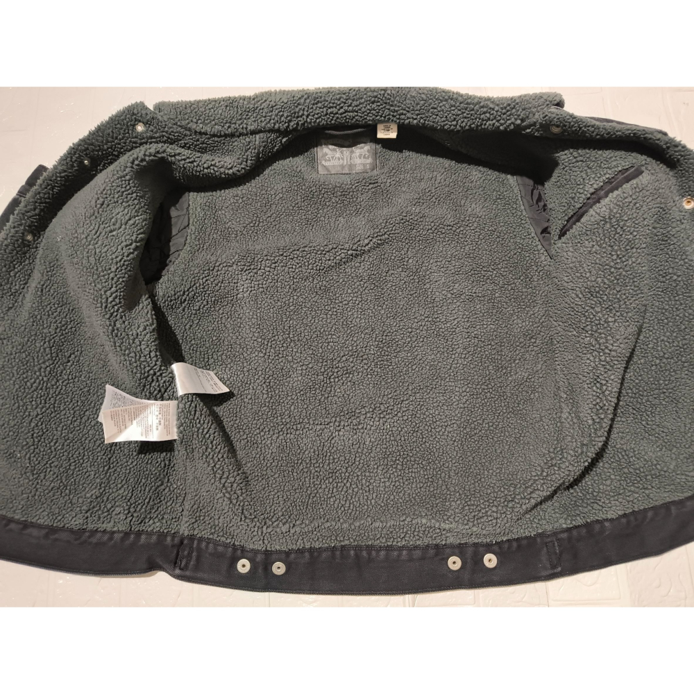 (9736) LEVI＇S 羔羊絨 牛仔 外套 胸圍104 衣長65-細節圖5