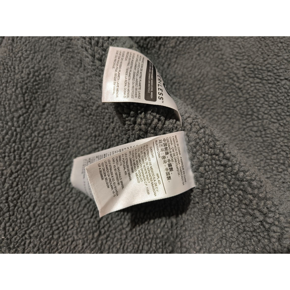 (9736) LEVI＇S 羔羊絨 牛仔 外套 胸圍104 衣長65-細節圖6