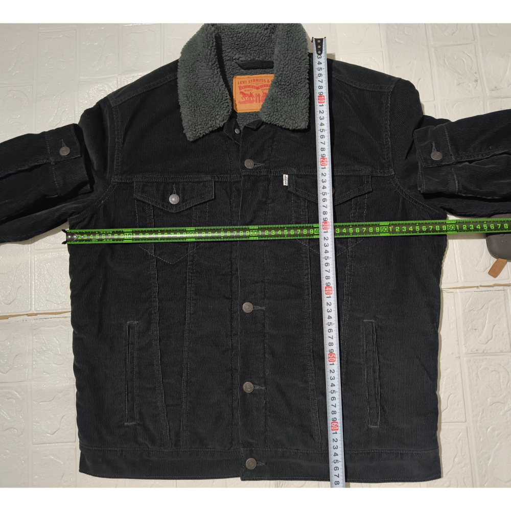 (9737) LEVI＇S 羔羊絨 燈芯絨 外套 胸圍118 衣長68-細節圖3