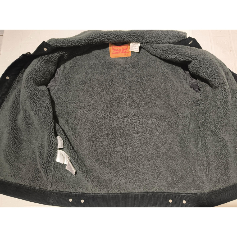 (9737) LEVI＇S 羔羊絨 燈芯絨 外套 胸圍118 衣長68-細節圖5