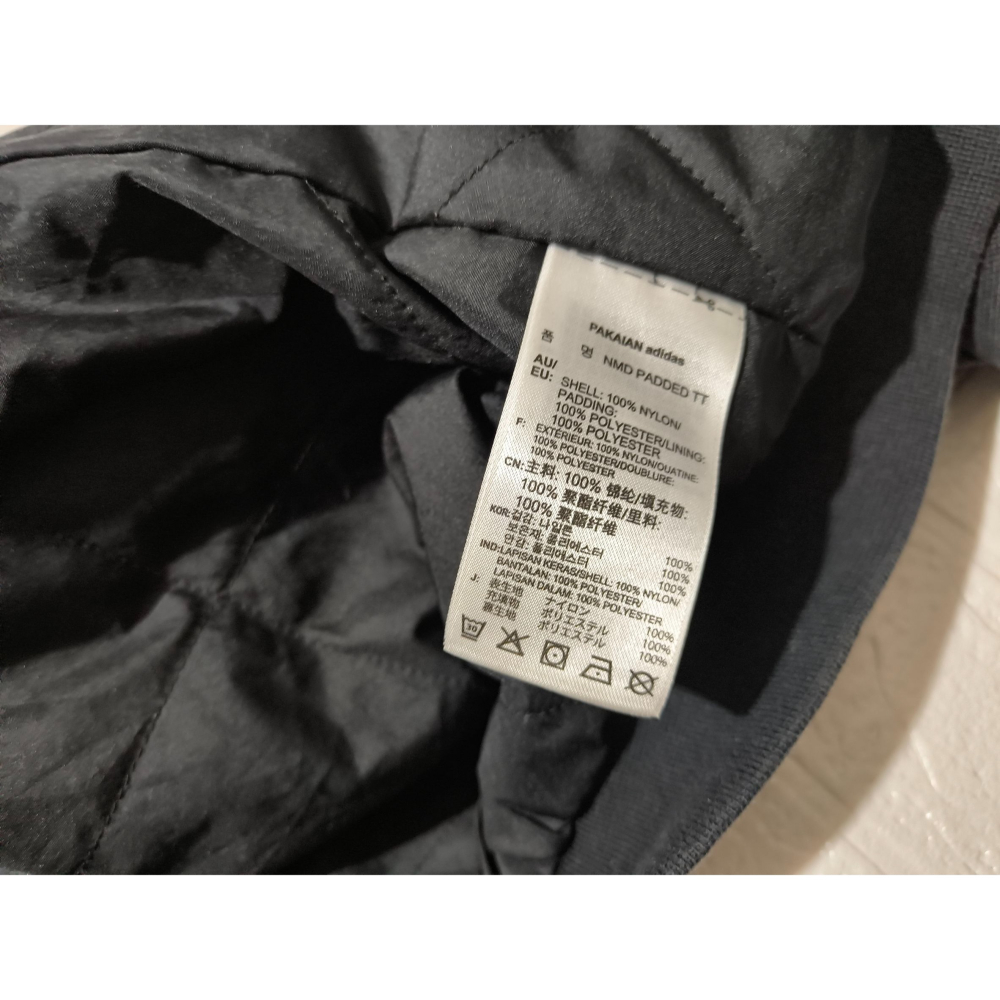 (9804) ADIDAS 棉服 外套 胸圍124 衣長70 CE1594-細節圖5