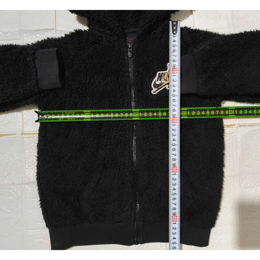 (9809) Air Jordan 兒童 絨毛 外套 胸圍76 衣長45-細節圖3