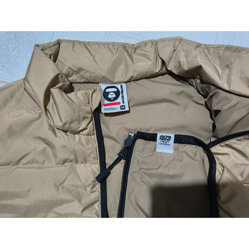 (9851) AAPE 羽絨 背心 胸圍106 衣長63-細節圖3