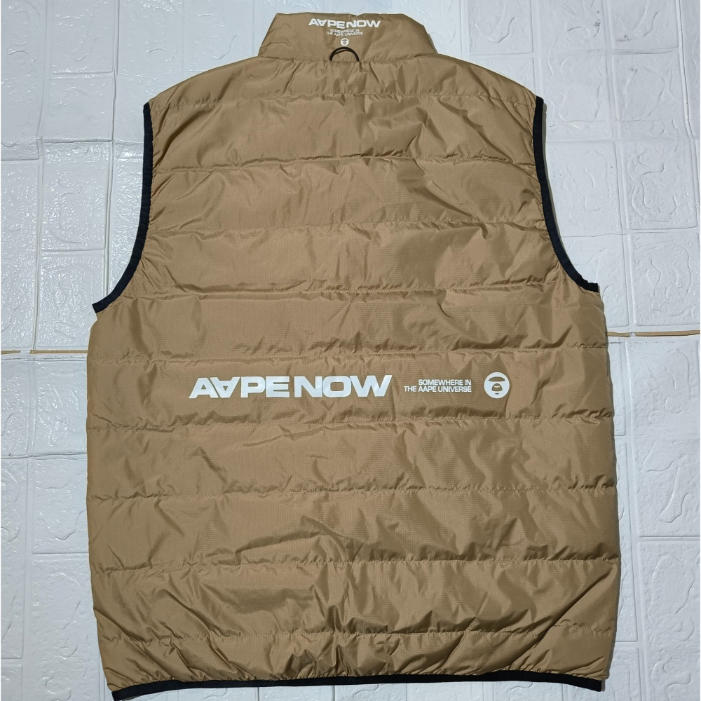 (9851) AAPE 羽絨 背心 胸圍106 衣長63-細節圖6