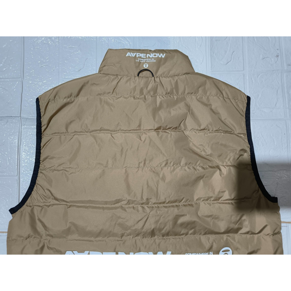 (9851) AAPE 羽絨 背心 胸圍106 衣長63-細節圖8