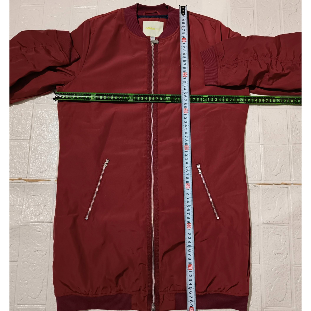(9880) ADIDAS 長款 棉服 外套 胸圍104 衣長80 AY5805-細節圖3
