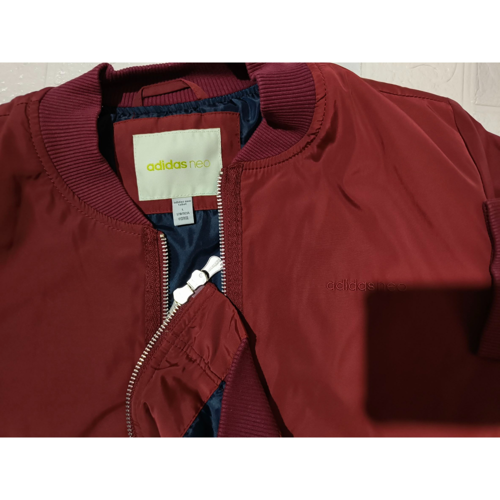 (9880) ADIDAS 長款 棉服 外套 胸圍104 衣長80 AY5805-細節圖4