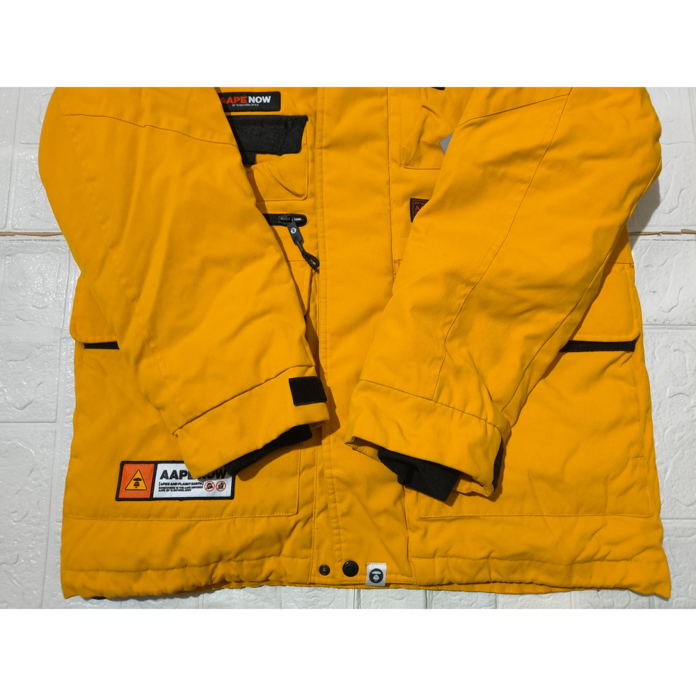 (9925) AAPE 羽絨 外套 胸圍116 衣長79-細節圖2