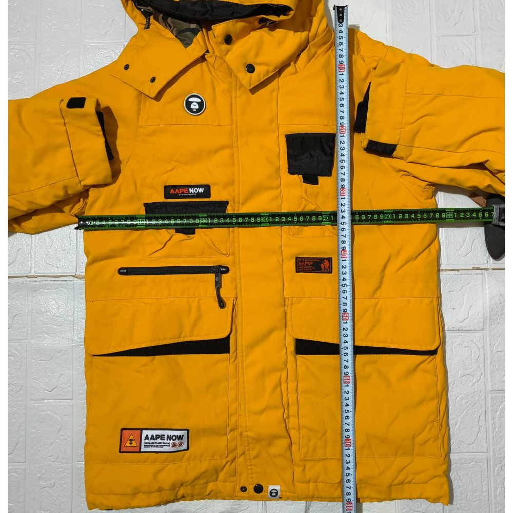 (9925) AAPE 羽絨 外套 胸圍116 衣長79-細節圖3