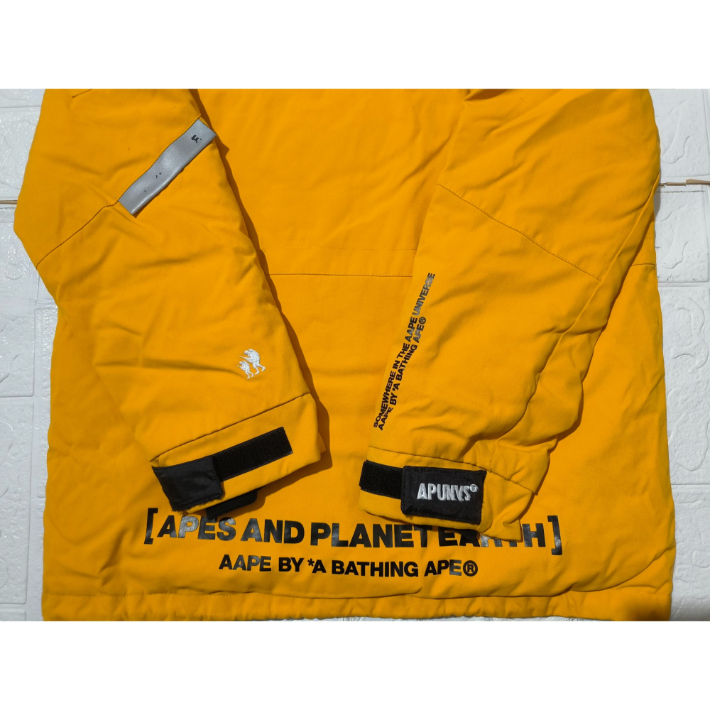 (9925) AAPE 羽絨 外套 胸圍116 衣長79-細節圖8