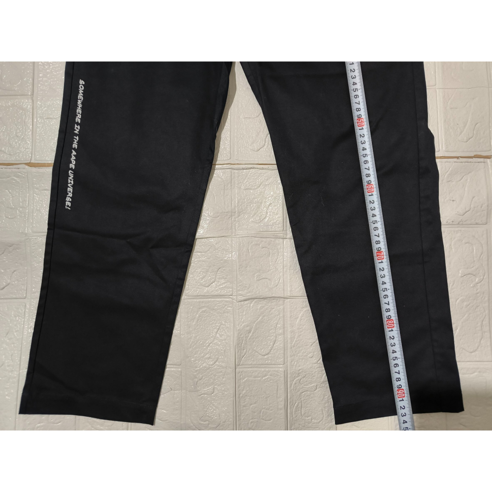 (9982) AAPE 長褲 腰圍90 褲長93-細節圖2