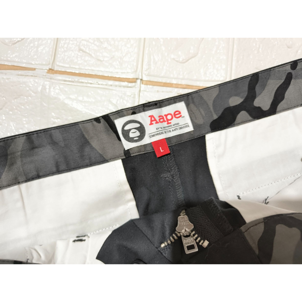 (9982) AAPE 長褲 腰圍90 褲長93-細節圖4