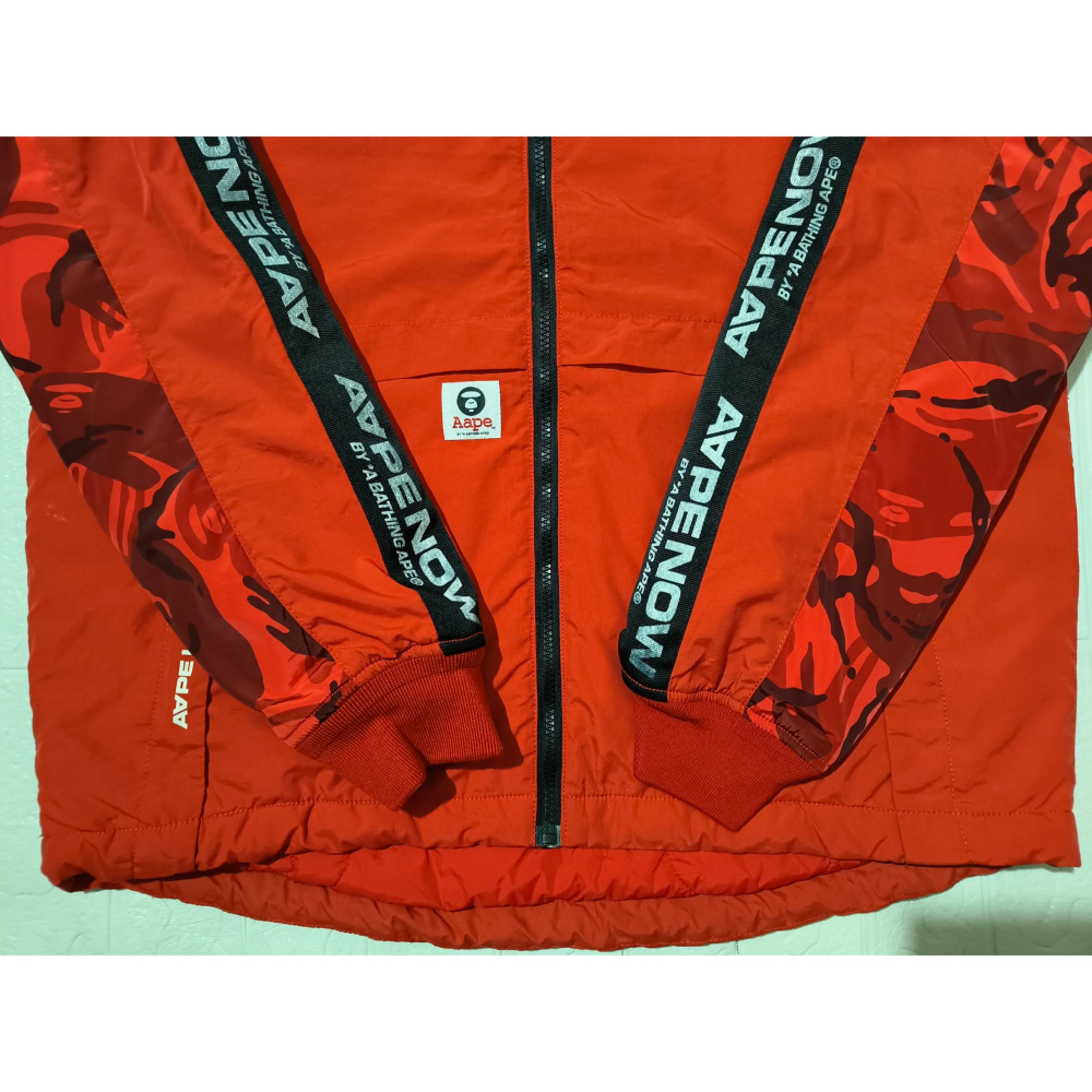 (0004) AAPE 棉服 外套 胸圍128 衣長75-80-細節圖2